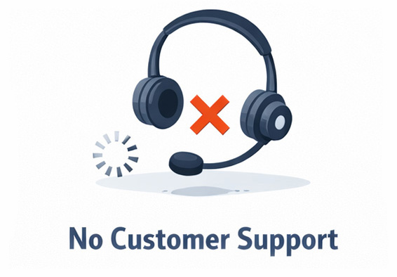 No Customer Support